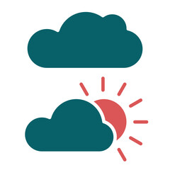 Vector Design Cloudy Icon Style