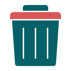 Vector Design Trash Can Icon Style