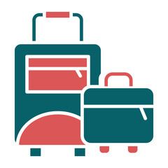 Vector Design Luggage Icon Style