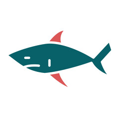 Vector Design Shark Icon Style