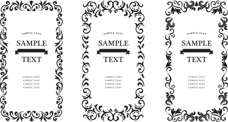 アンティーク　クラシック　フレーム飾り枠
