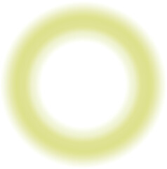 発光する球体　黄