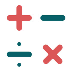 Obraz premium Vector Design Mathematics Icon Style