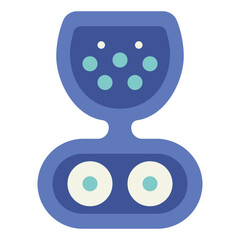 charging plug flat icon style