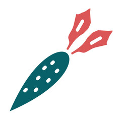 Vector Design Carrots Icon Style
