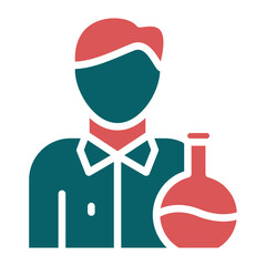 Vector Design Chemist Icon Style