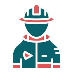 Vector Design Fireman Icon Style