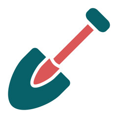 Vector Design Shovel Icon Style