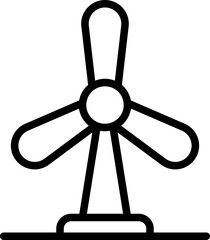 Obraz premium windmill icon