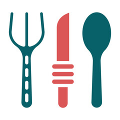 Vector Design Cutlery Icon Style