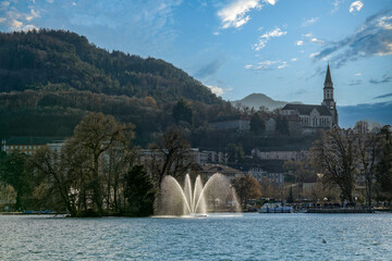 Sur les rives du lac d'Annecy