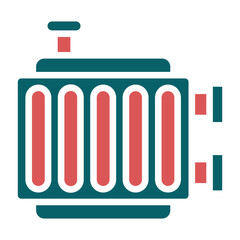 Vector Design Radiator Icon Style