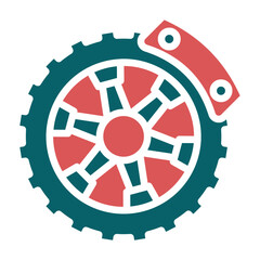 Vector Design Brake Disc Icon Style