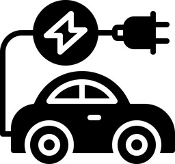 electric car icon