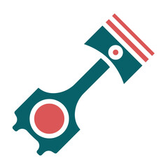 Vector Design Piston Icon Style