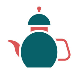 Vector Design Tea Pot Icon Style