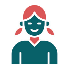 Vector Design Daughter Icon Style