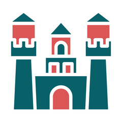 Vector Design Castle Icon Style