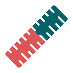 Vector Design Ruler Icon Style