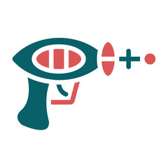Vector Design Space Gun Icon Style