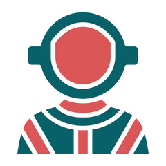 Vector Design Astronaut Icon Style