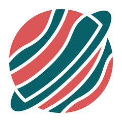 Fototapeta premium Vector Design Uranus Icon Style