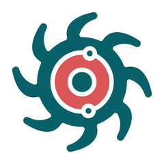 Vector Design Black Hole Icon Style