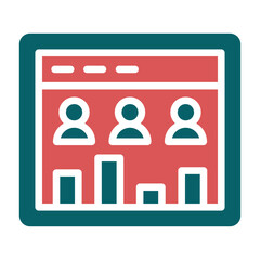 Vector Design Page Visitors Icon Style