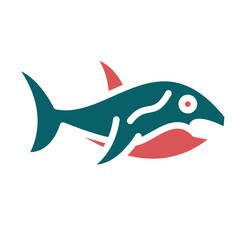 Vector Design Shark Icon Style