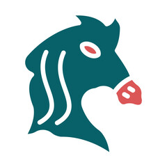 Vector Design Horse Icon Style