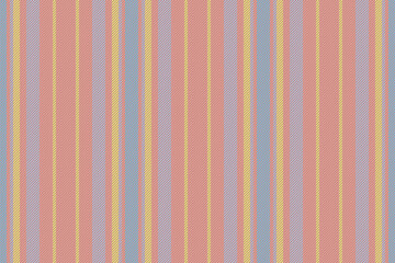 Background seamless stripe. Lines pattern texture. Vertical fabric textile vector.