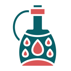 Vector Design Water Canteen Icon Style