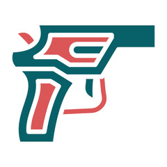 Vector Design Revolver Icon Style
