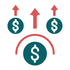 Vector Design Money Benefit Icon Style