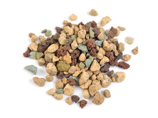 Lechuza substrate. It is a mix minerals for grow plants.
