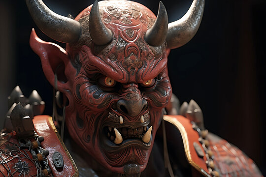 Devil Mask Reference with Generative AI. 