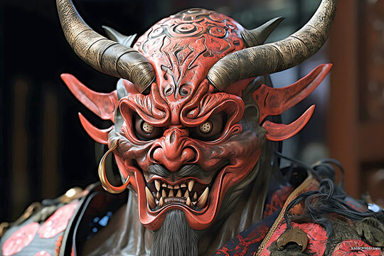 Devil Mask Reference with Generative AI. 