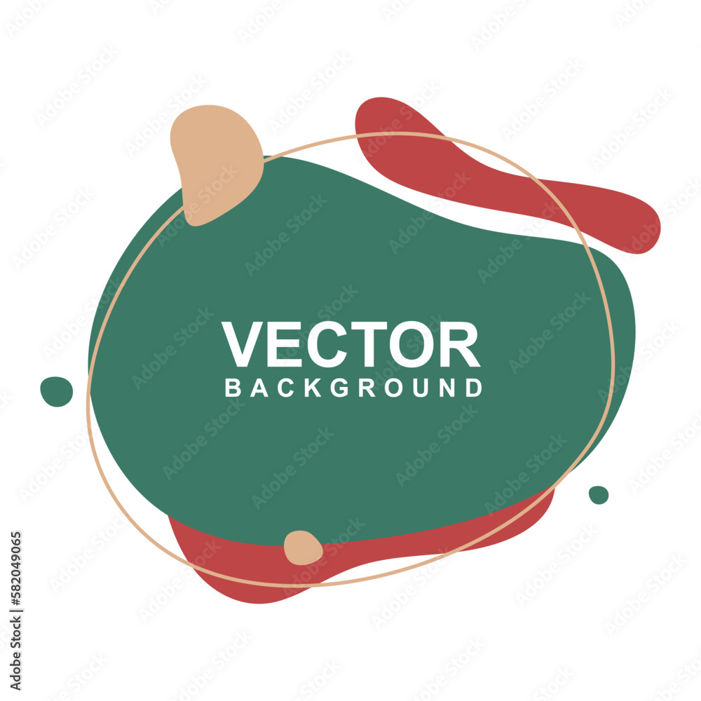 Aufkleber liquid shape banner with copy space for text. fluid graphic shape vector background. element design 