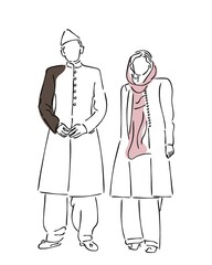 Jinnah and his Sister