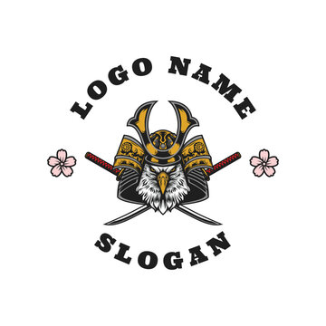 Eagle Samurai Graphic Logo Design