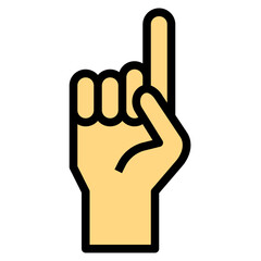 figure filled outline icon style