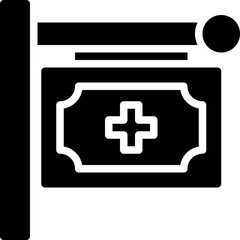 Obraz premium sign board icon