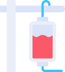 Obraz premium blood transfusion icon