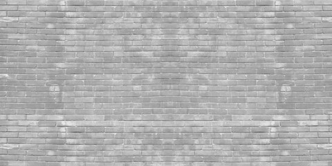 Brick wall background, black and white tone