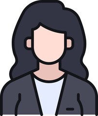 business woman icon