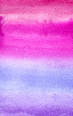 hand drawn abstract watercolor pink blue background texture