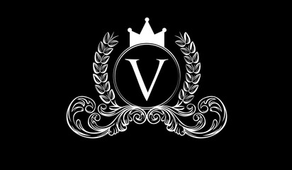 Obraz premium Alphabet V