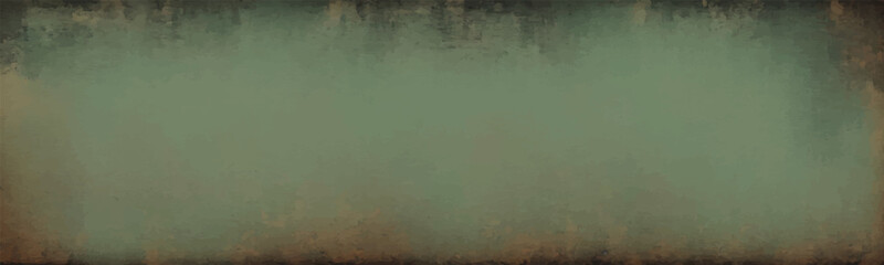 Rough and eroded wide banner illustration of letterpress print with blocky rectangles and lino textures in trendy glitch art design. Vector