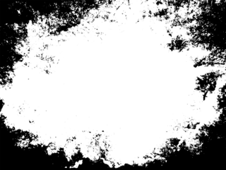 Grunge border texture background. Abstract frame overlay. PNG graphic illustration with transparent background.