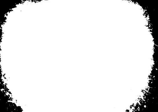 Grunge border texture background. Abstract frame overlay. PNG graphic illustration with transparent background.